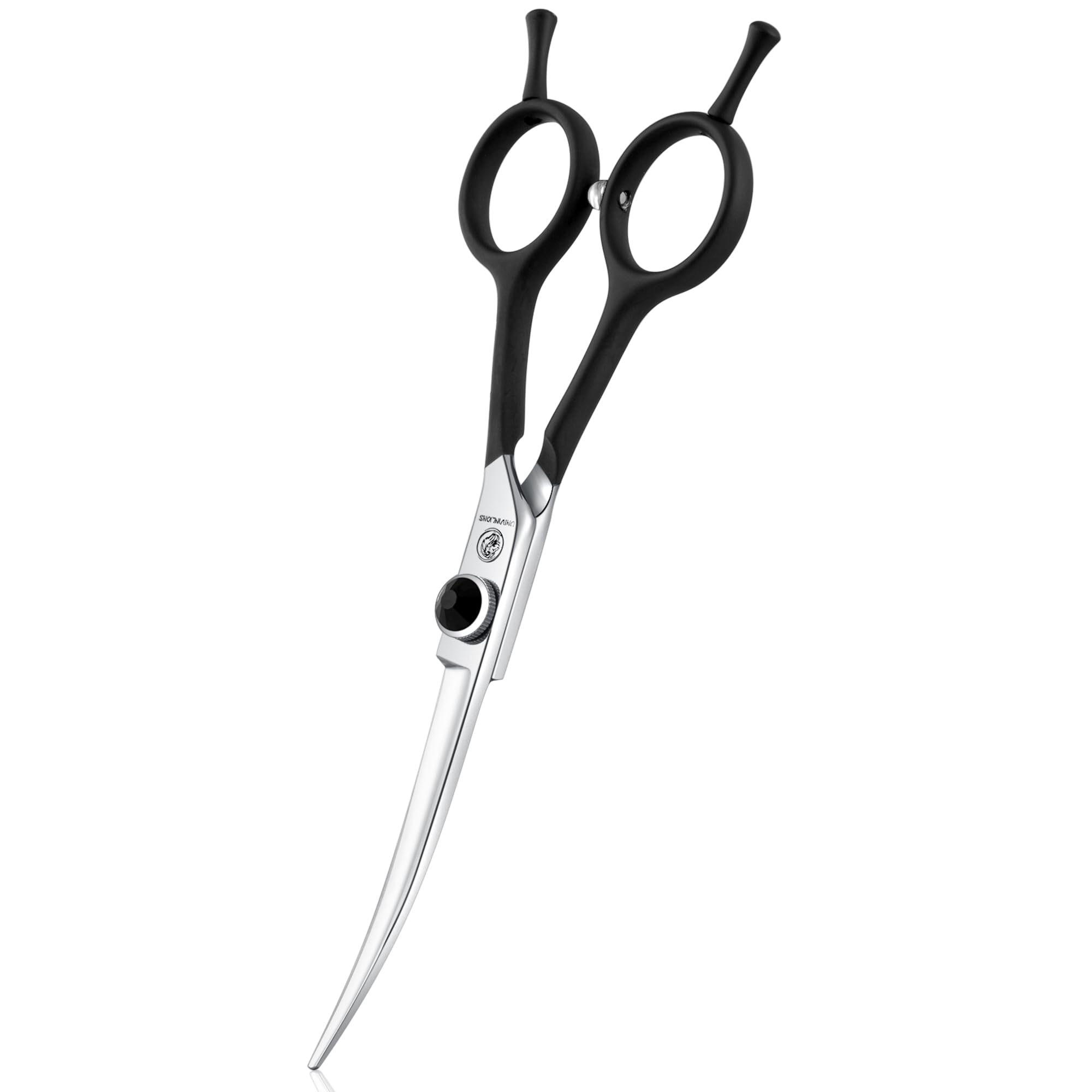 Dragon Creek 6'' Upward Curved Dog Grooming Scissors Shears For Grooming Face And Paws Safety Shears Trimming Cutting Scissors F