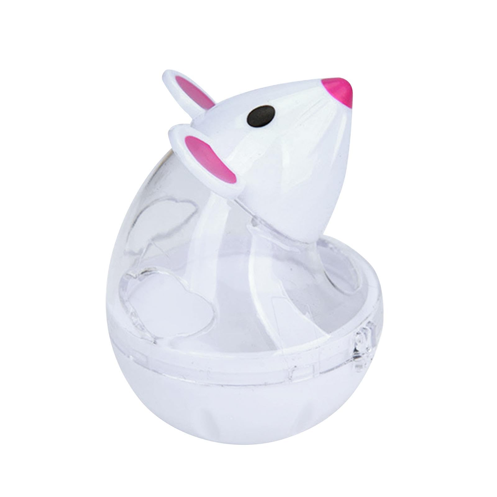 Ilsmysutra Cat Treat Toy Small Cat Food Balls Slow Feeder For Interactive Training Cats White | Cat Supplies | Toys