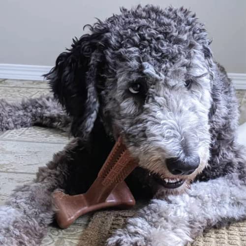 SPOT by Ethical Products 4 in Bambone Plus Easy Grip Peanut Butter, Beef & Chicken Dog Chew Bundle - Bamboo & Nylon Anti Anxiety