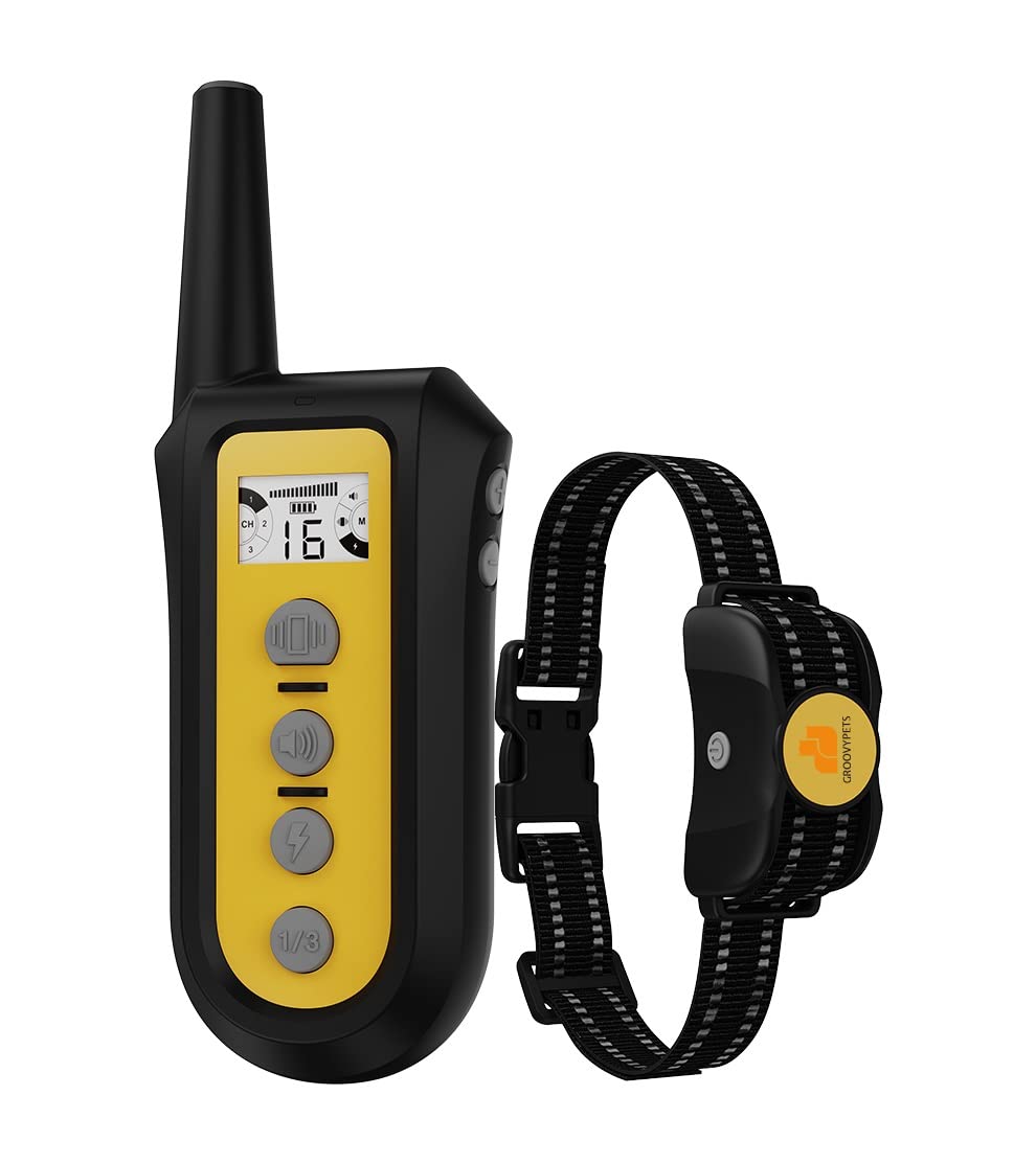 650 Yard Remote Dog Training Collar W/Automatic Bark Control, Rechargeable And Waterproof For Small Medium Large Dogs (1-Dog Tra