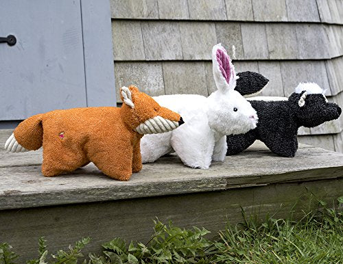 Hugglehounds Plush Dog Toys For Large Dogs & Aggressive Chewers - Squeaky Dog Toy - Soft Extra Durable Stuffed Pet Toy - Fluffy Knotless Puppy Toys - Best For All Breed | Squooshie Fox