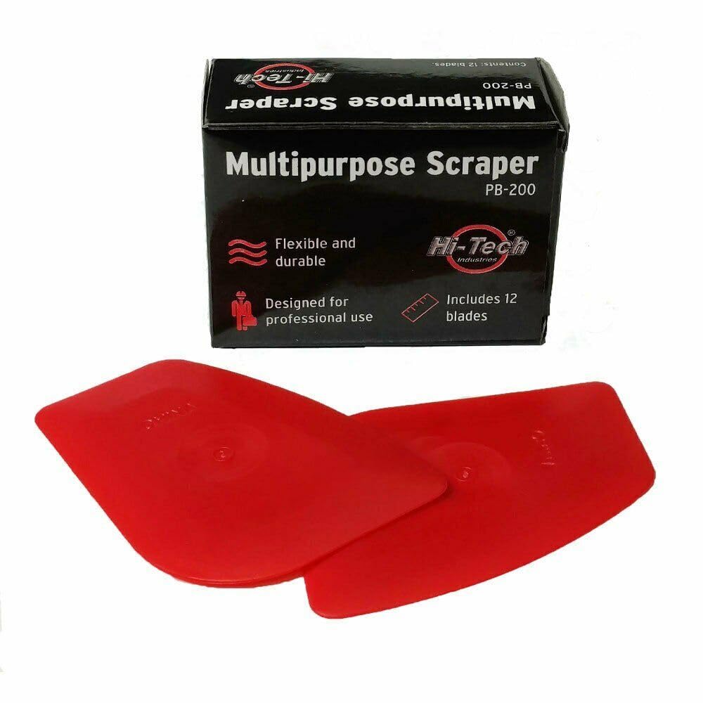 Plastic Decal Scraper 12 C/Box