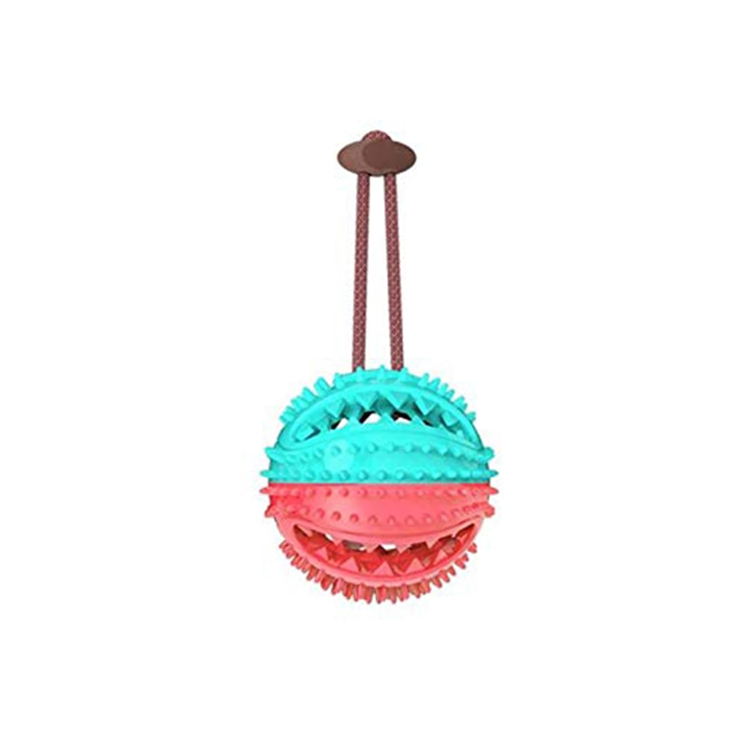 Emily Pets Dog Ball, Dog Teeth Cleaning Toy, Interactive Dog Toy, Dog Teeth Cleaning & Chew Durable Ball, Medium Large Dog Balls