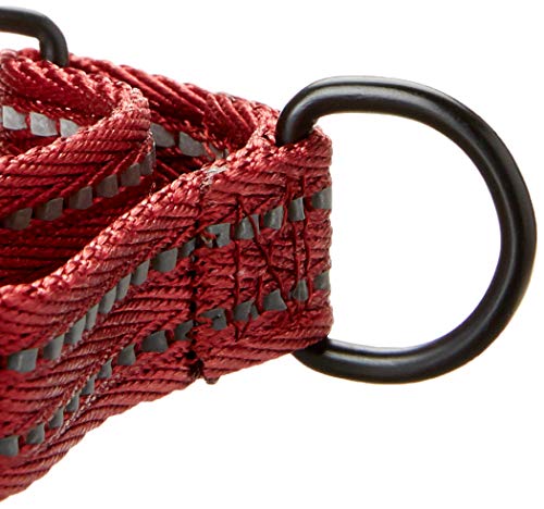 Alcott Martingale Collar With Reflective Stitching & Neoprene Padding, Medium, Red,Mclr Es Md Rd