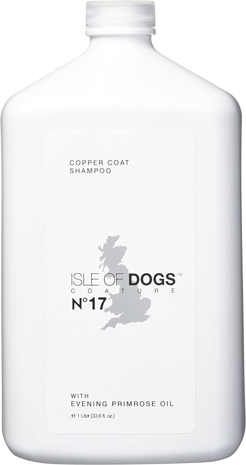 Isle Of Dogs Coature No. 17 Copper Coat Evening Primrose Oil Dog Shampoo For Brown Dogs, 1 Liter