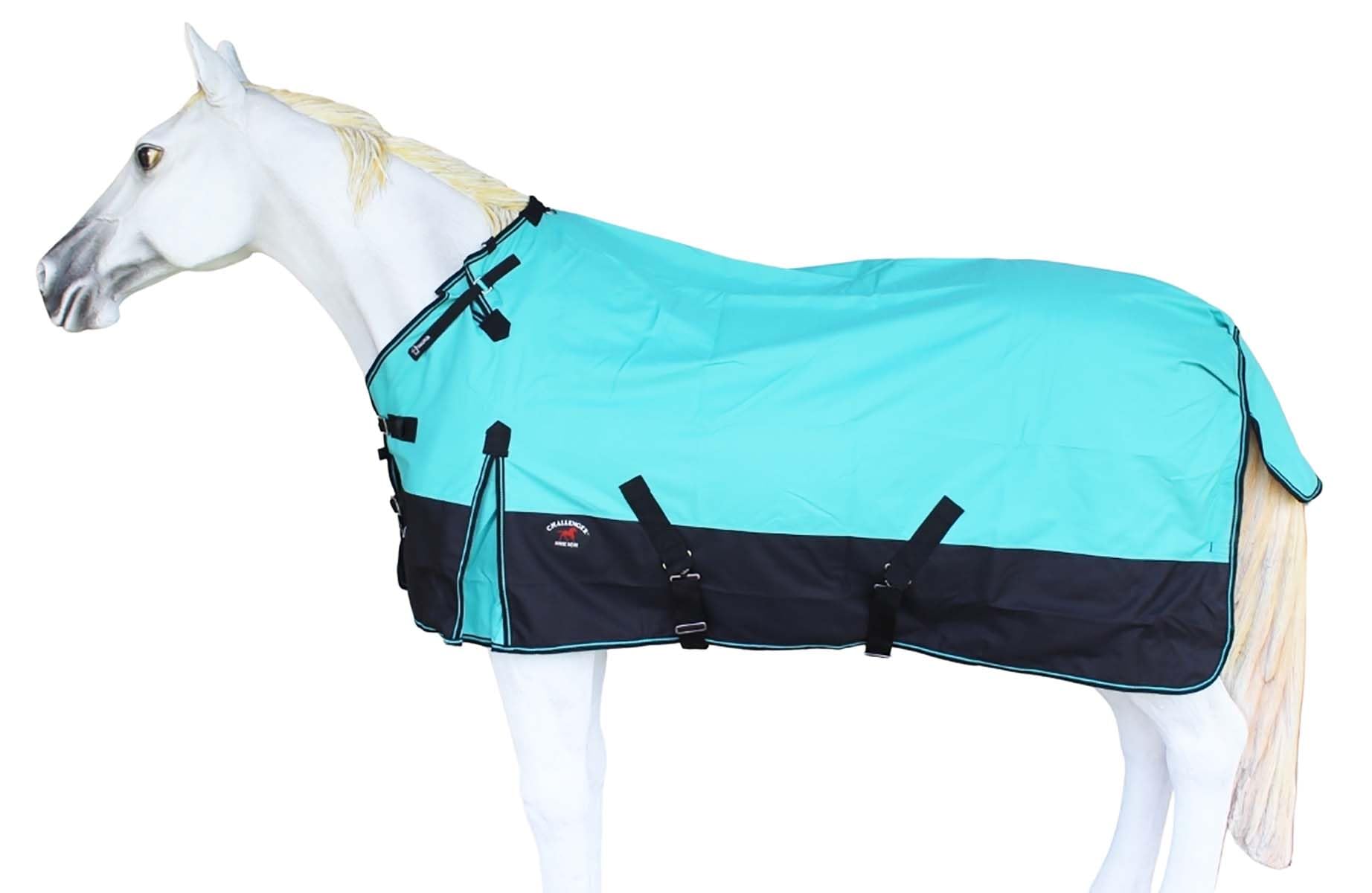 Challenger 82' 1200D Turnout Waterproof Rain Horse Sheet Light Winter Blanket 367Lg