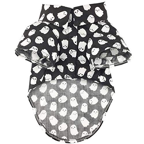 Doggie Design Holiday Camp Shirts - Halloween Ghosts (Small)