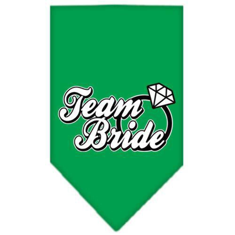 Mirage Pet Products Team Bride Screen Print Bandana, Large, Turquoise