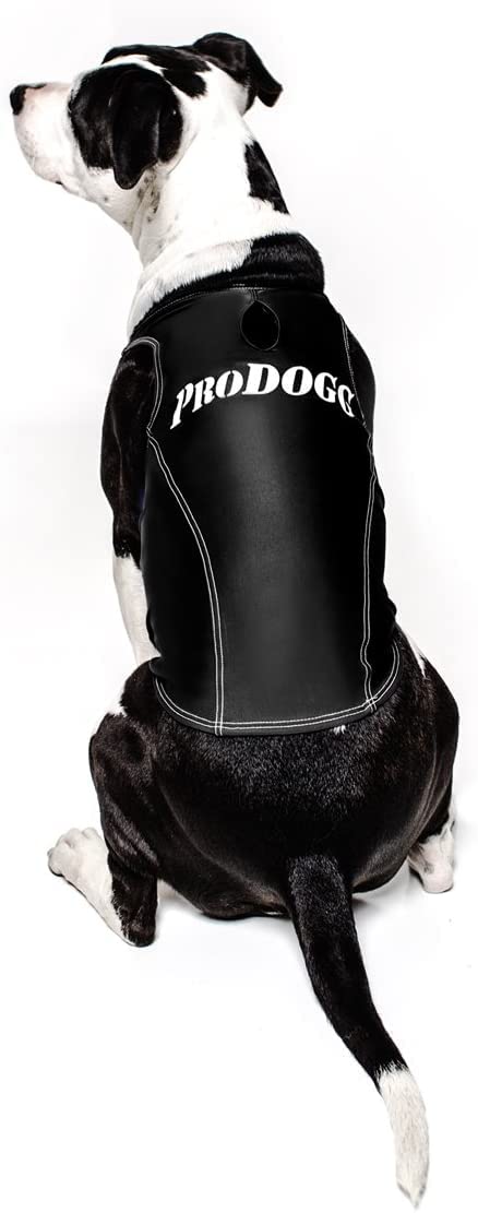 Prodogg Sleeveless Anxiety Relief Jacket Vest For Dogs | Calming Wrap Solution For Anxiety, Separation, And Stress Relief (Black