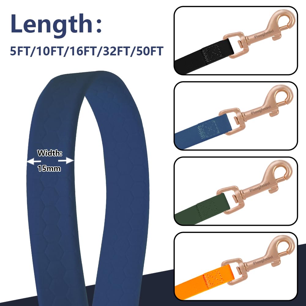 Dog Leash Waterproof Longline, Long Leash For Outdoor Training, Beach, Yard, Play, Camping, Swimming