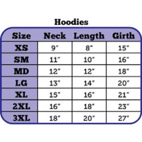 Mirage Pet Products 20-Inch It's All About Me Rhinestone Hoodies, 3X-Large, Red