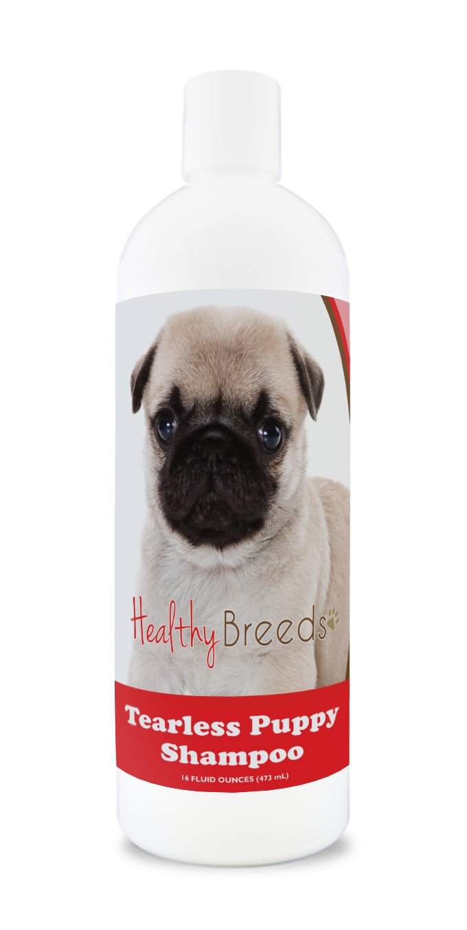 Healthy Breeds Pug Tearless Puppy Dog Shampoo 16 Oz