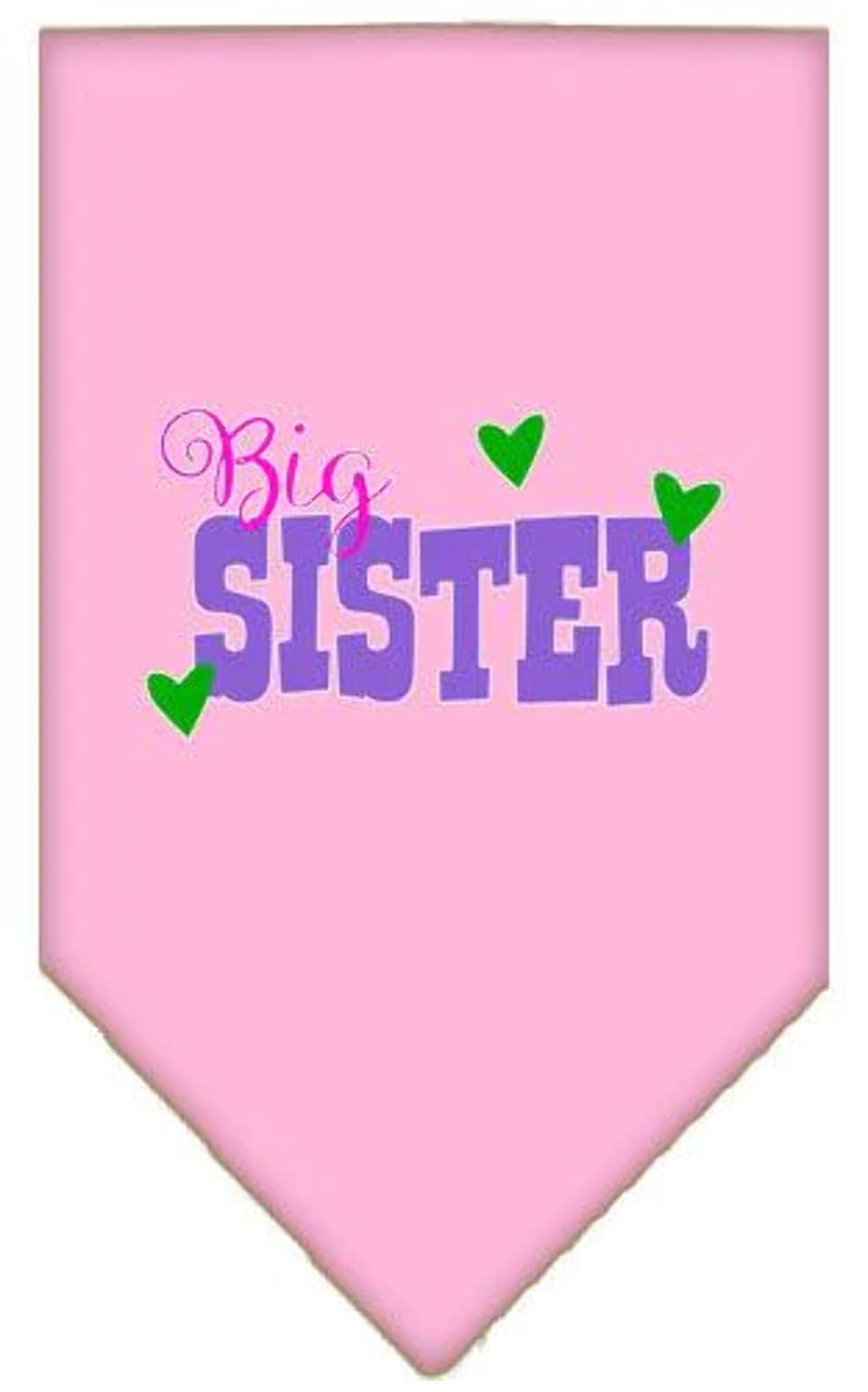 Mirage Pet Products Big Sister Screen Print Bandana Turquoise Large