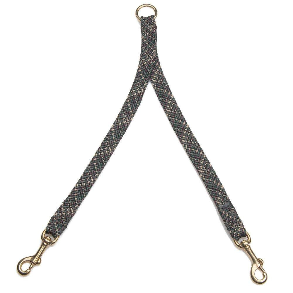 Mendota Pet 2 Dog Coupler - Dog Leash - Made In The Usa - Camo, 9/16 In X 24 In