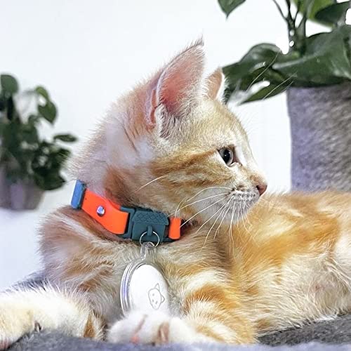 Kittyrama Tangerine Kitten Collar With Bell. Cat Friendly Award Winner. Approved By Vets And Cat Experts. Breakaway Cat Collars