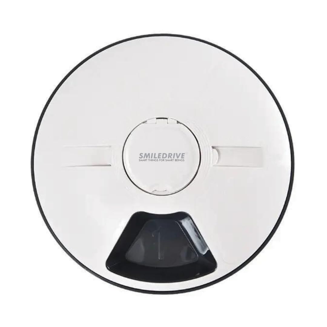 Smiledrive Automatic Pet Feeder | Cat Dog Feeding Bowl With 6 Meal Trays