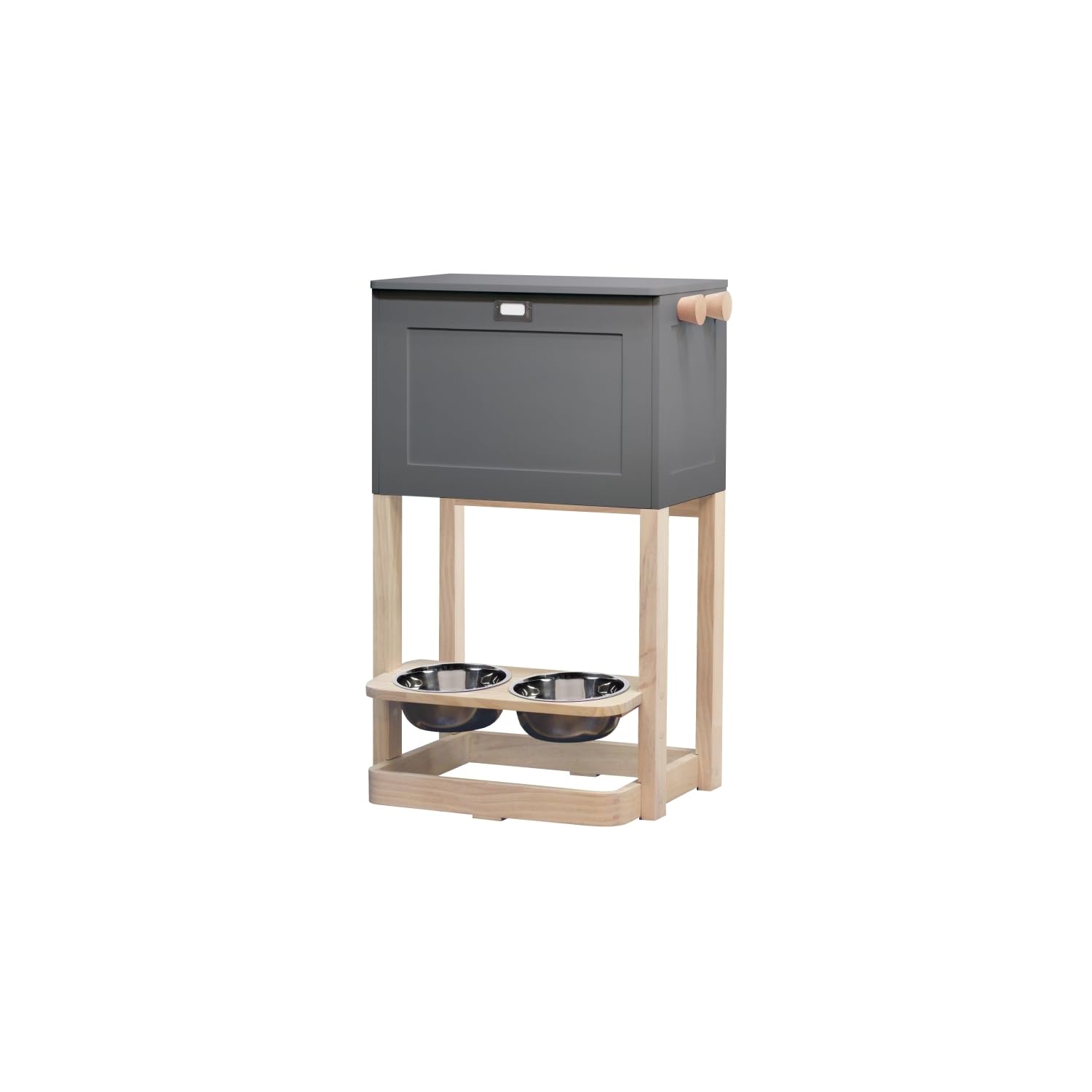 Pet Feeder Station, Gray