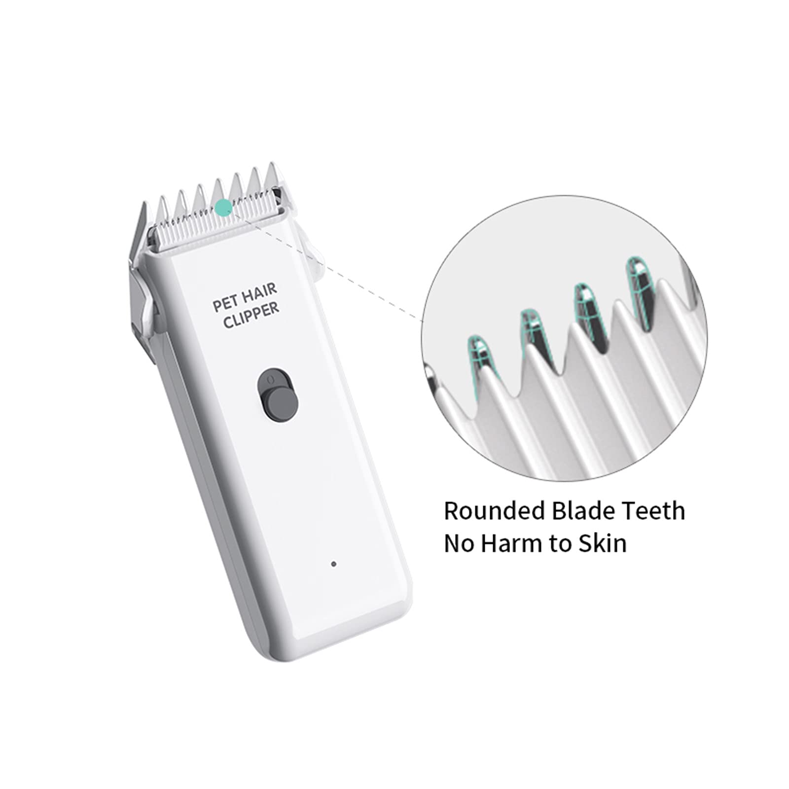 Dog Cat Home Hair Waterproof Clipper Portable Electric Usb Rechargeable Pet Grooming Tools Low Noise Shaver Cordless Trimmer For Small And Large Pets