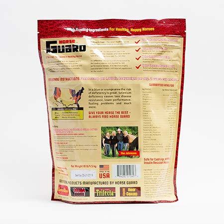 Horse Guard 10 lb, Equine Vitamin Mineral Supplement with Organic Selenium & Vitamin E