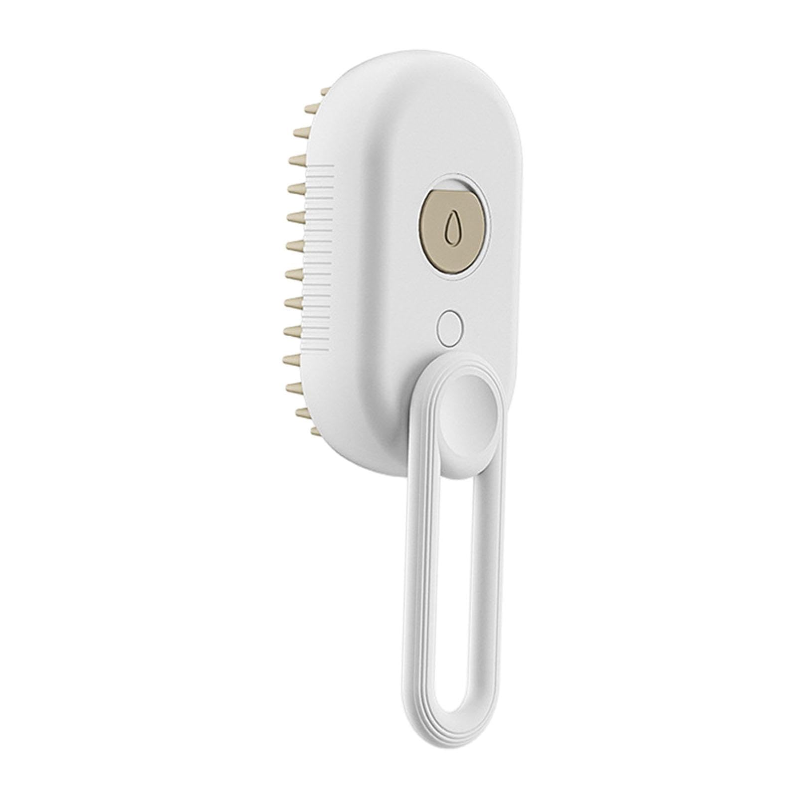 Loom Tree 3 In1 Cat Dog Steamy Brush Handheld For Cats And Dogs Massage Pet Hair Brush White | Pet Supplies | Dog Supplies | Gro