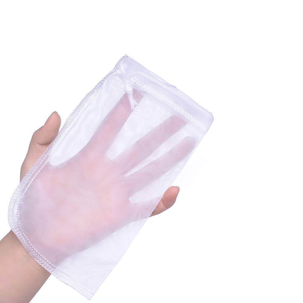 ALEGI 180 Micron Aquarium Filter Media Fine Mesh Bag, 8'' by 4'' Small Extra Fine Media Bags