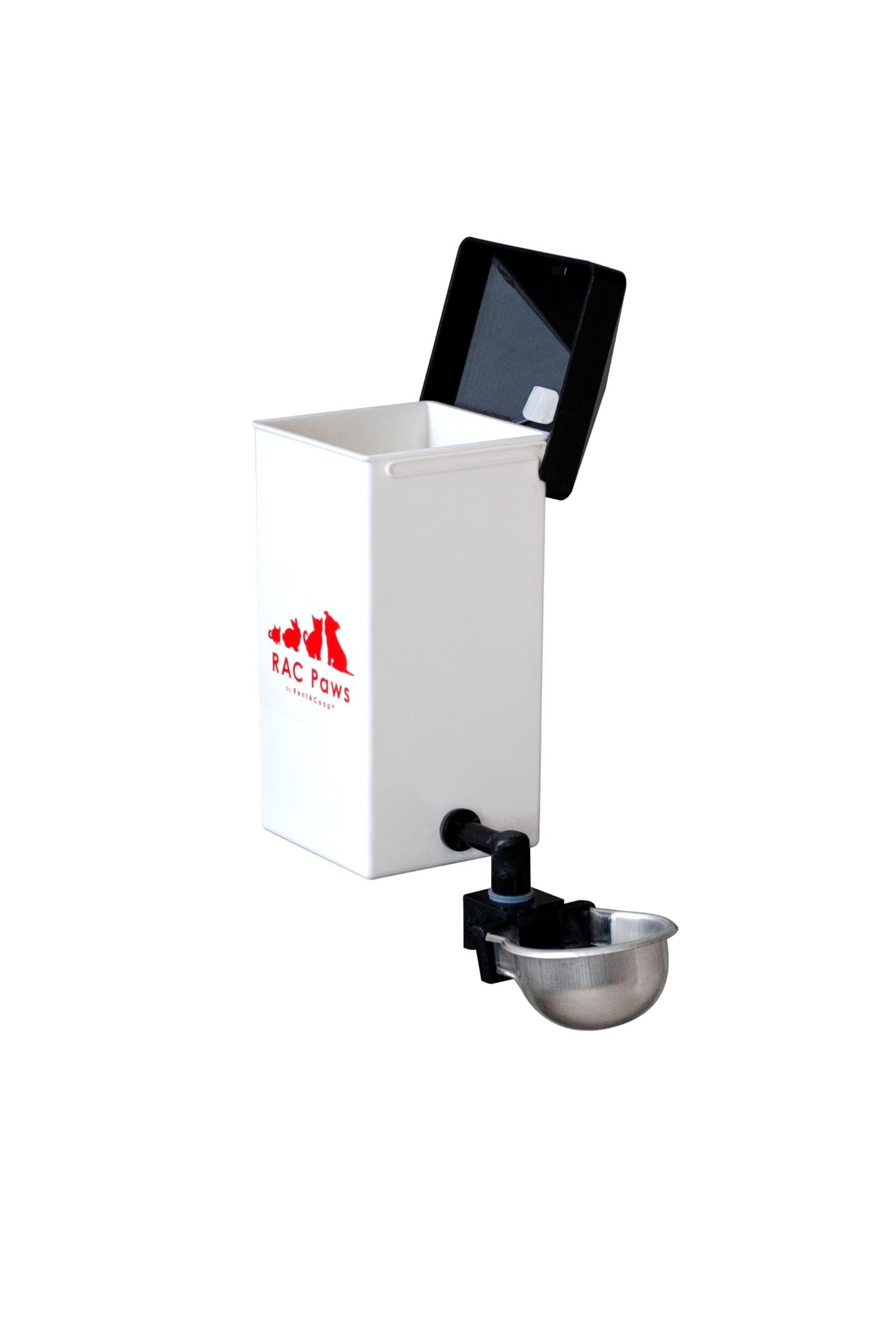 No-Drip 32oz Small Animal Drinking Bottle with Auto-Fill Metal Cup for Small Pet/Bunny/Ferret/Hamster/Guinea Pig/Rabbit/Chinchil