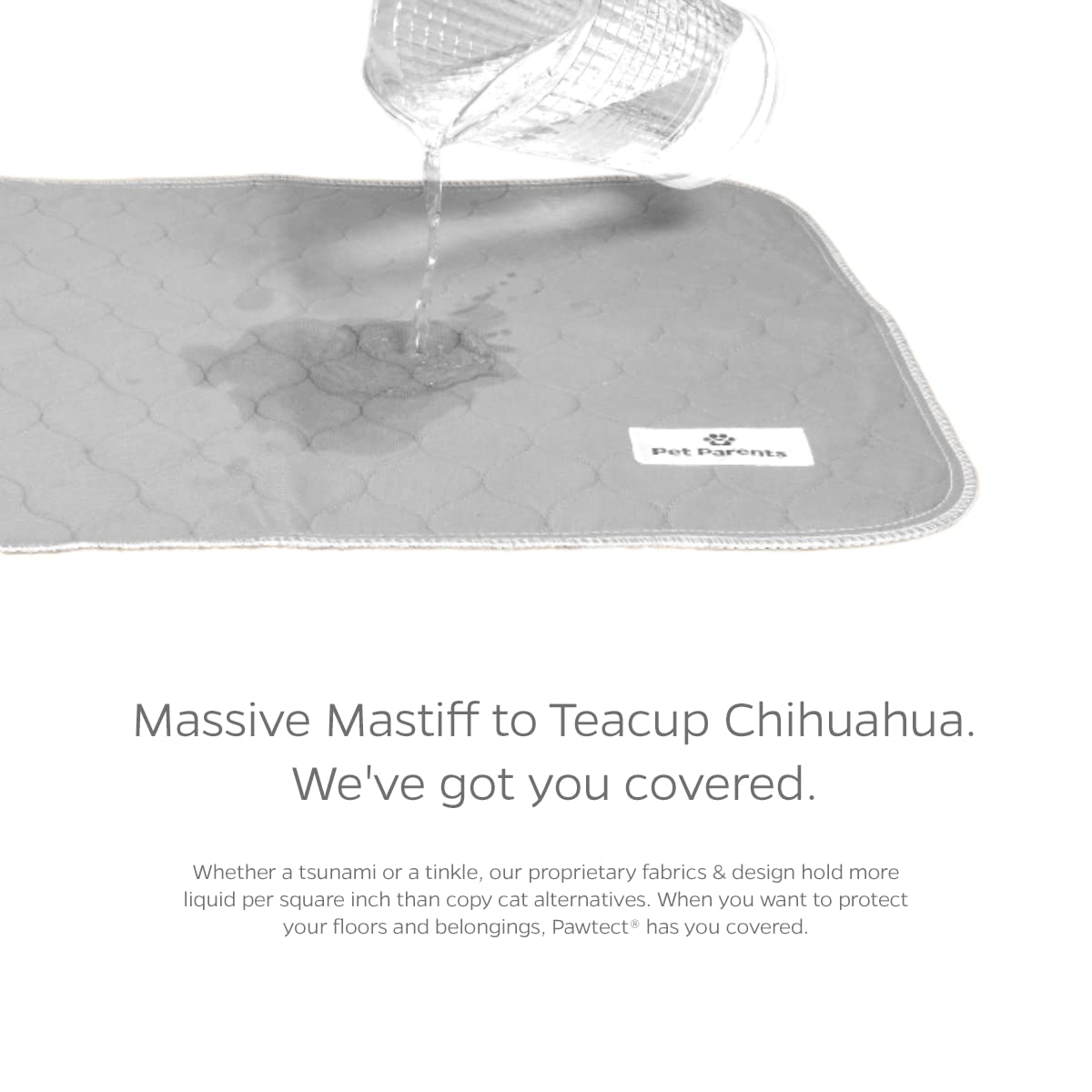 Pet Parents Pawtect Pads Washable Pee Pads For Dogs (2Pack) Of Premium Dog Pee Pads, Waterproof Puppy Pads & Reusable Dog Pads,