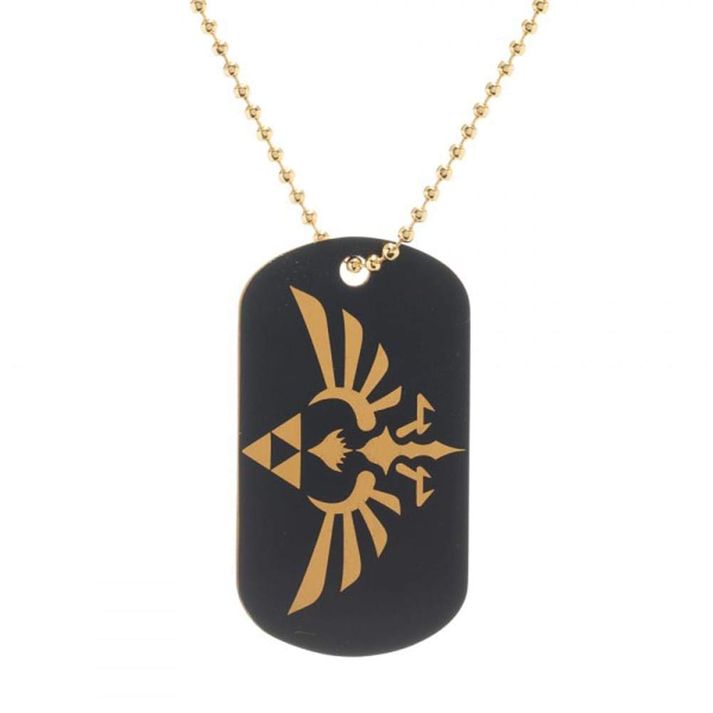 Legend Of Zelda Dog Tag Pendant Necklace