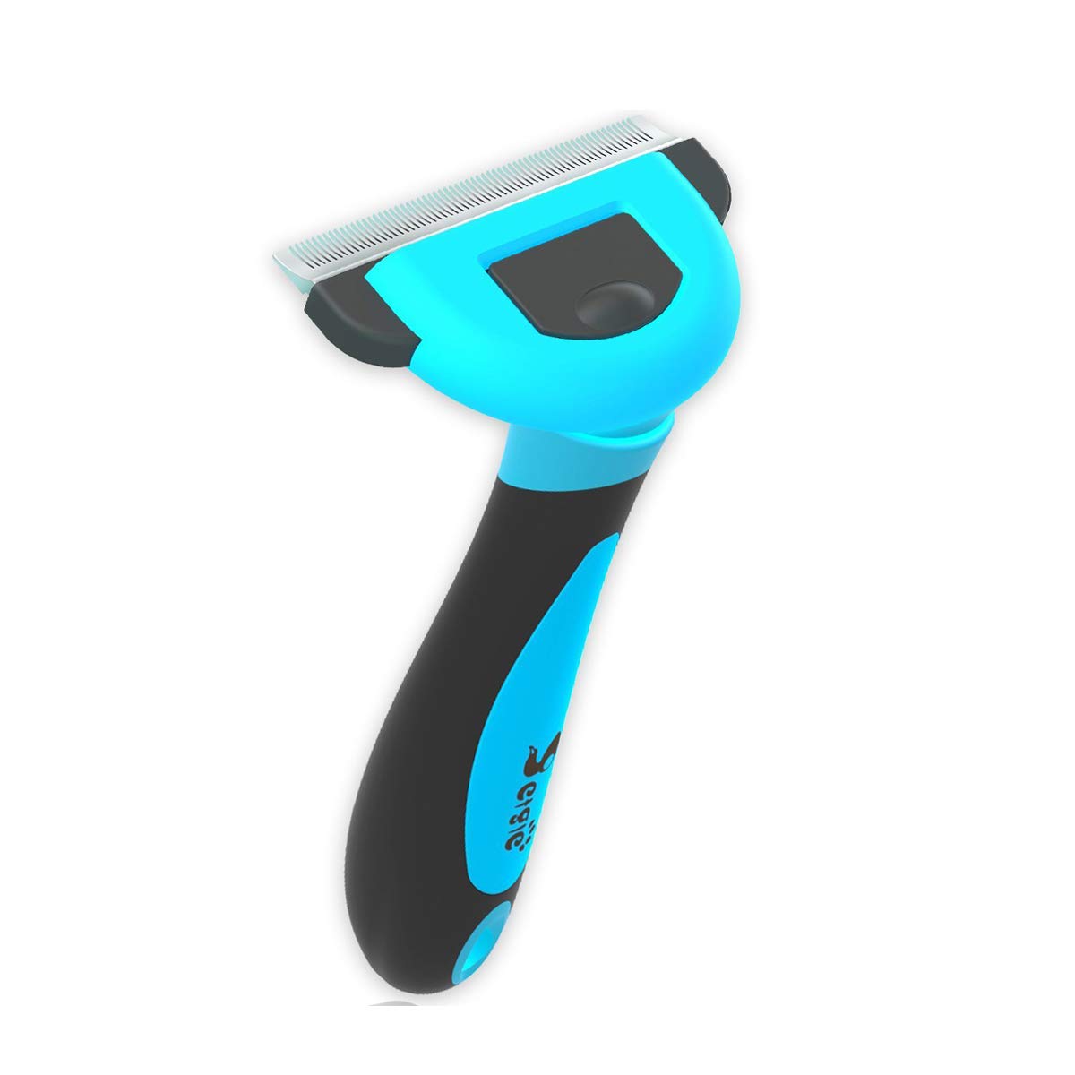 Petgle Cat Brush & Cat Comb For Shedding, 2.5Inch Blue - Hair Brush For Long Hair And Short Hair, Pet Grooming Tool For Small To Medium Dogs And Cats, Detangle, Eco Friendly, Weekly Grooming