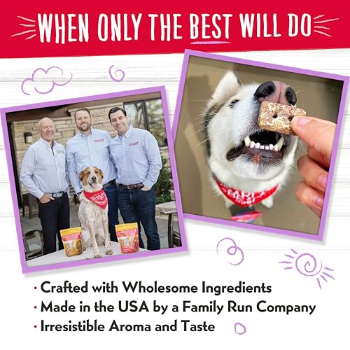 Charlee Bear Bearnola Bites Dog Treats, Cranberry Cobbler Flavor, 8oz