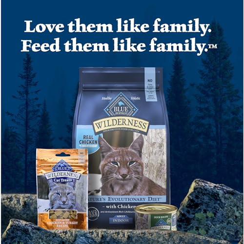 Blue Buffalo Wilderness Natural High-Protein Grain-Free Wet Food for Adult Cats, Duck Pat  , 3-oz. Cans, 24 Count