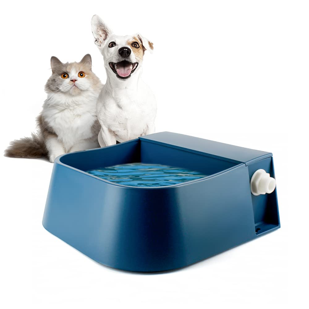 Namsan Automatic Water Dispenser For Dogs, Auto Fill Water Bowl For Cats Rabbits Chicken, Float Valve Water Feeder Outdoor Livestock, Self Filling Water Trough Dog Waterer, Self-Assembly