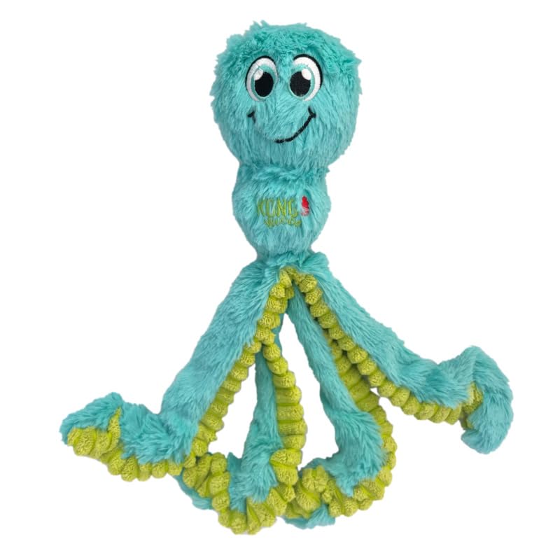 Kong Wubba Octopus Tug And Fetch Squeak Dog Toy Assorted Colors (Large (2 Pack))