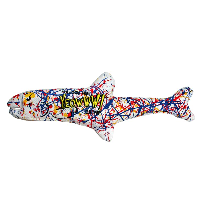 Yeowww! Pollock Fish Catnip Toy, 3 Pack