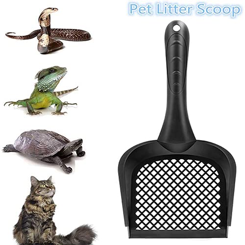 Cat Litter Scoop Reptile Terrarium Fine Sand Pet Poo Shovel Scooper Little Sifter Kitty Bedding Cleaner Net Hole: 4.5Mm