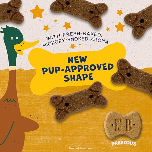 Natural Balance Limited Ingredient Rewards Crunchy Biscuits, Grain-Free Dog Treats for Adult Dogs of All Breeds, Duck Recipe, 14