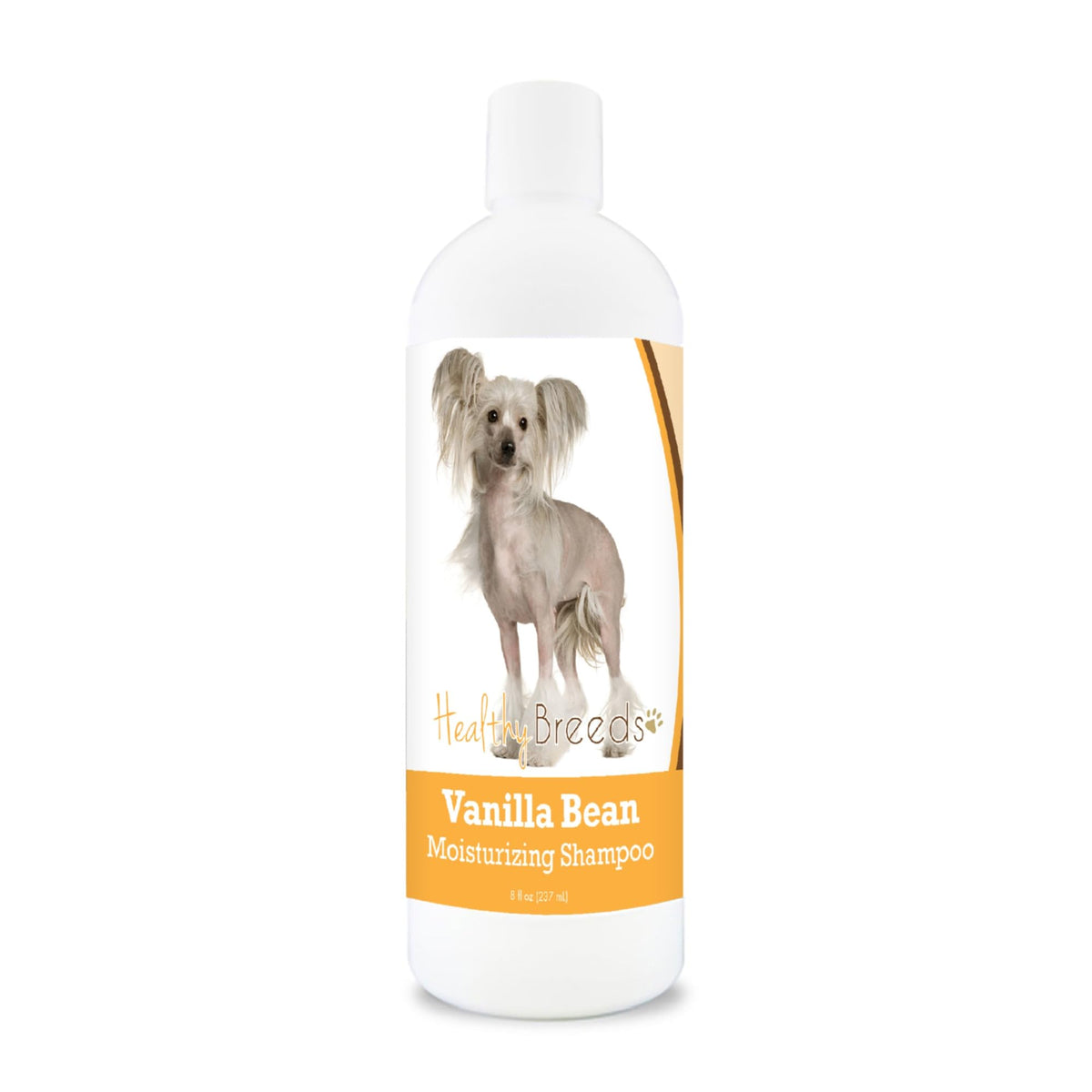 Healthy Breeds Chinese Crested Vanilla Bean Moisturizing Shampoo + Conditioner - With Vitamins A, D, E + Coconut Oil - 8 Oz