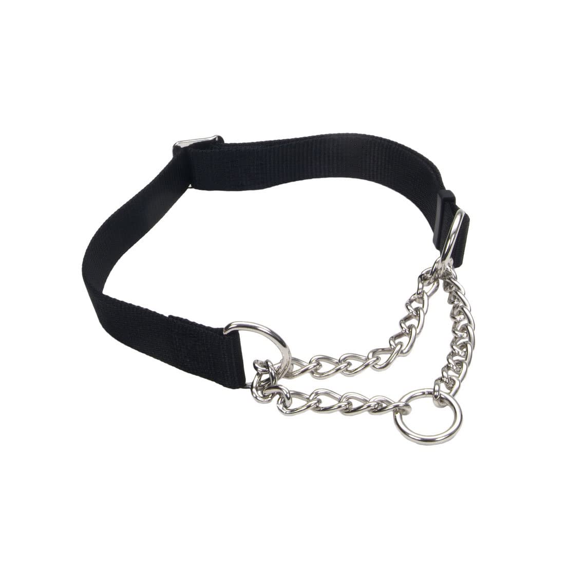 Coastal Pet - Check-Choke - Adjustable Check Training Collar For Dogs, Black, 3/4' X 14'-20'