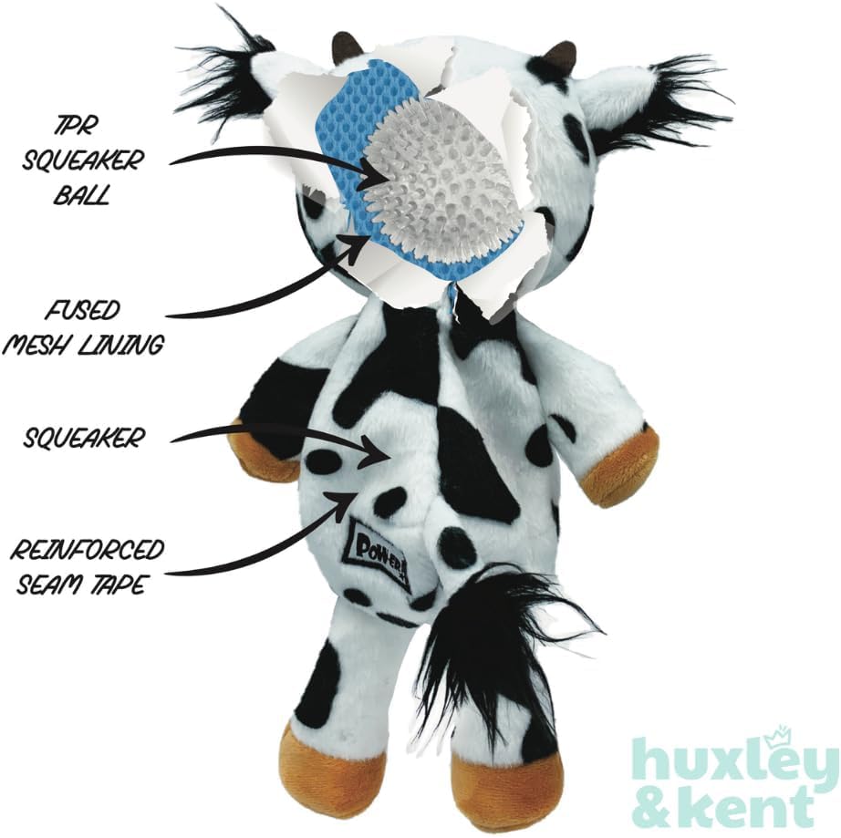 Huxley & Kent Slappies For Dogs - Buzz Bee (Small) - Squeak & Shake Dog Toy - No Stuff Squeaky Toy, Tpr Ball In Head - Simulates