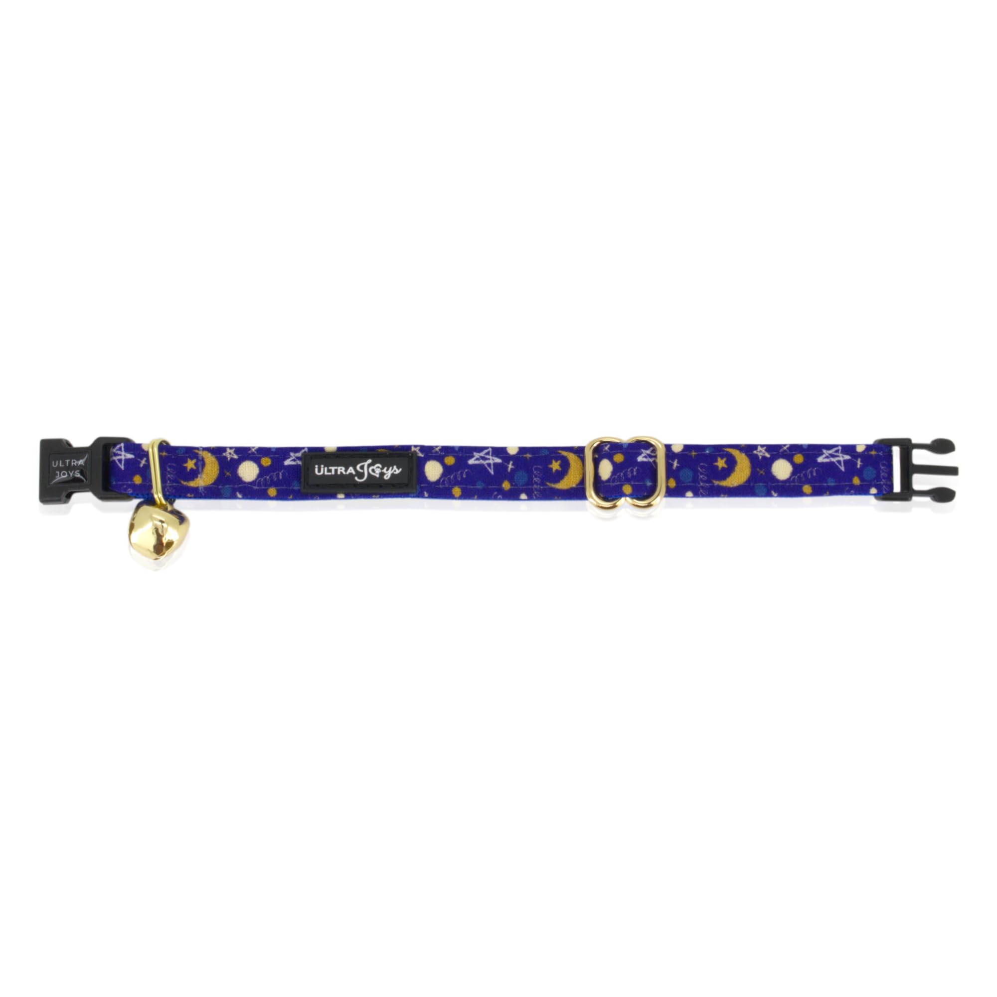 Ultra Joys Breakaway Cat Collar With Bells - Boy & Girl Kitten Collar - Luna Large