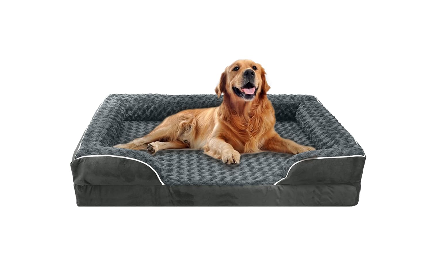 Ferposh Orthopedic Dog Bed, Pet Sofa Bed With Removable Washable Cover, Waterproof Dog Sofa, Anti Slip Bottom Pet Bed, Pet Sleep