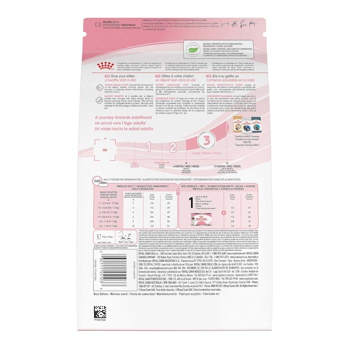 Royal Canin Feline Health Nutrition Dry Kitten Food, Supports Digestive Health, Immune Support and Healthy Energy, 14 lb Bag