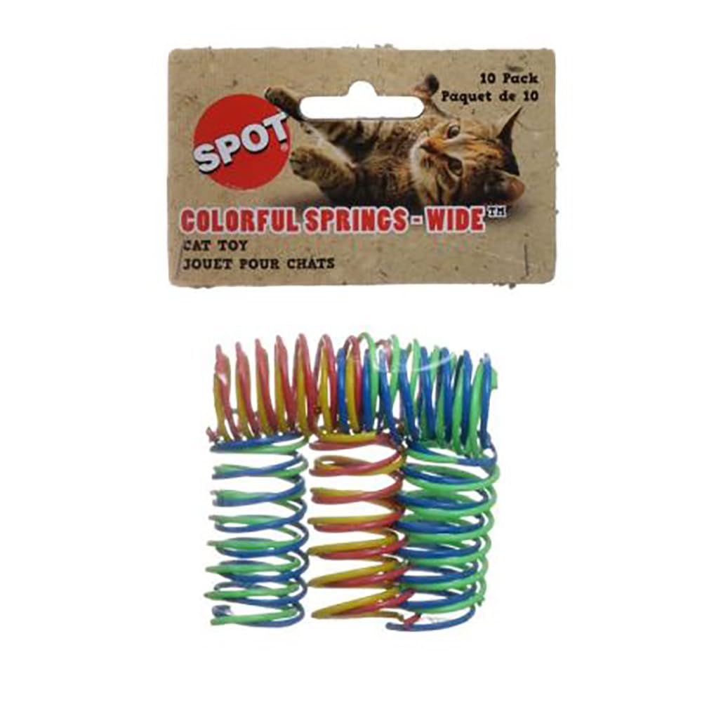 Ethical Pet Products Colorful Springs Wide Cat Toy 10 Pack Scratchers And Toys10