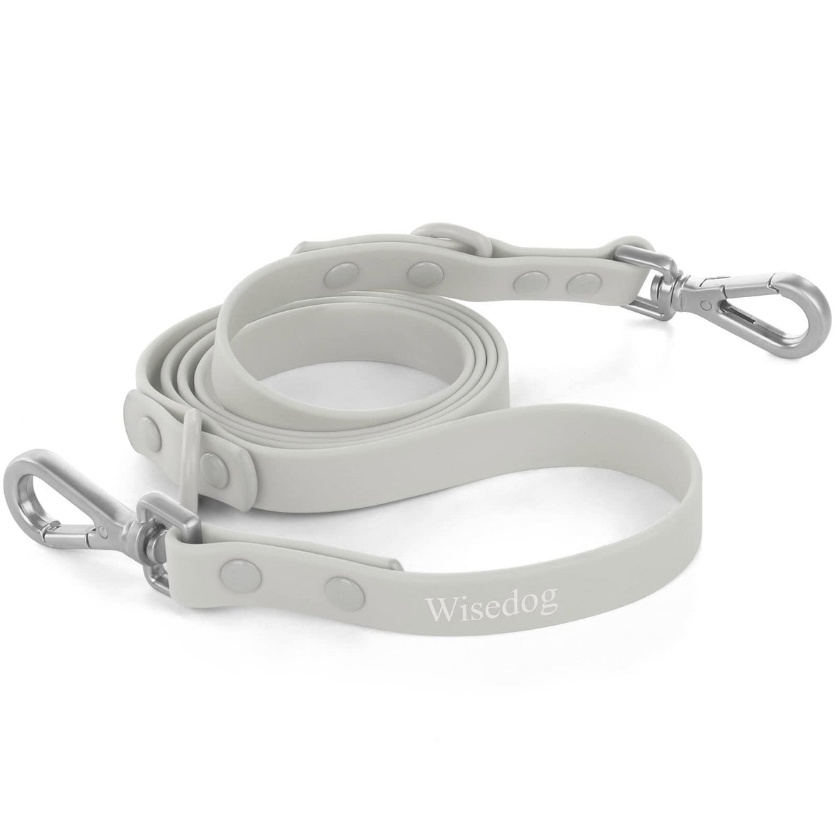 Wisedog Waterproof Standard Dog Leashes With 2 Hooks, 5 Ft/ 6 Ft Lengths, Adjustable For Traffic Control Safety, For Small, Medi