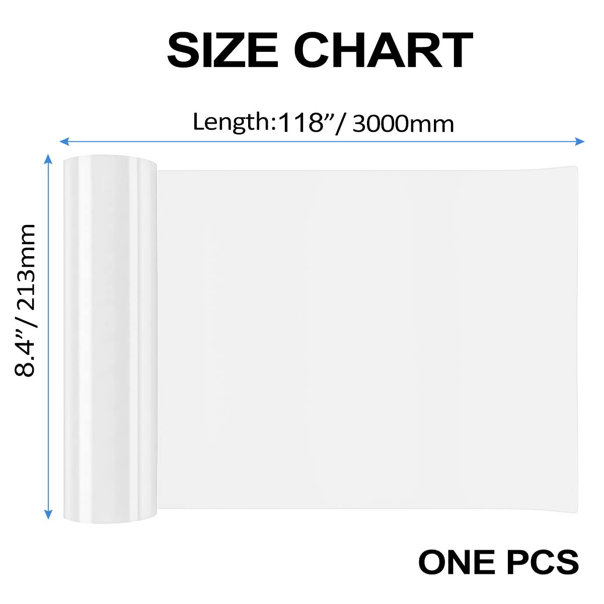Kebe Door Scratch Protector, 118'' Long Anti Scratch Deterrent Tape Protect Your Door, Furniture & Wall With Clear Premium Heavy Duty Door Cover Scratch Shield, Extended Door Guard For Dog Scratching