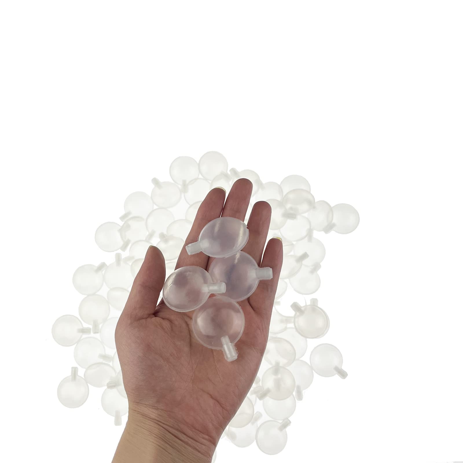 Miokun 100 Pack 50mm Squeakers for Dog Toys Fit Repair Dog Pet Toys Noise Maker Insert Replacement (50mm)