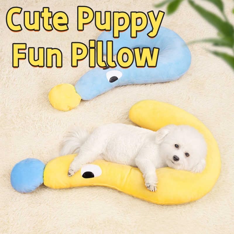 Uivxxud Cute Pet Pillow For Dogs And Cats, Universal Neck Support Cushion, Soft And Comfortable, Multi-Functional Washable Pillo