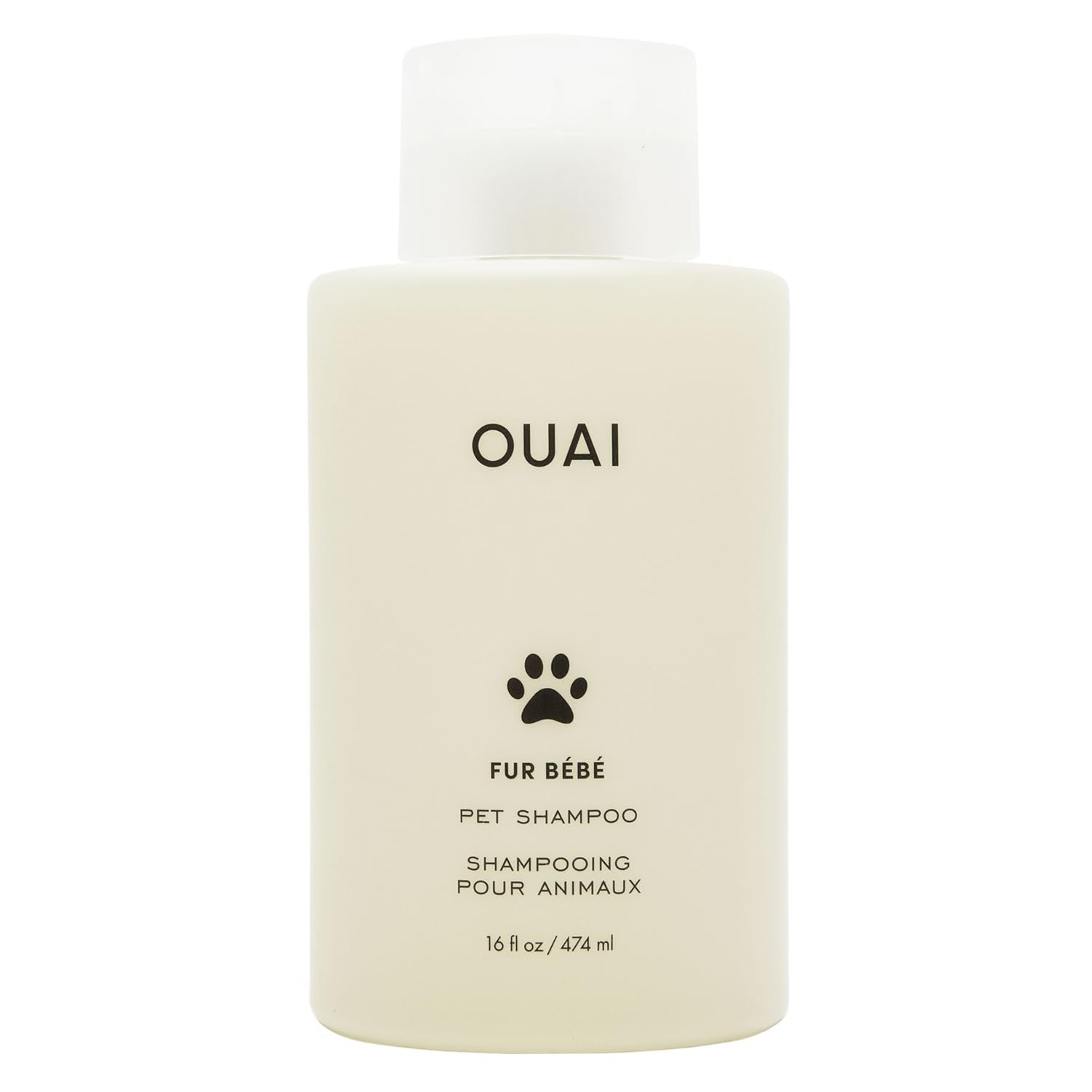 Ouai Fur Bébé Pet Shampoo, Mercer Street Scent - Dog Shampoo And Coat Wash For Hydrating, Cleansing And Adding Shine - Pet Supplies By Ouai (16 Fl Oz)