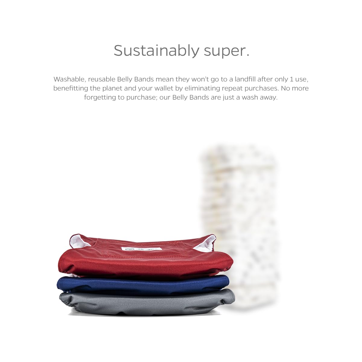 Pet Parents Premium Washable Belly Bands For Male Dogs & Extendrs, (3Pack) Of Male Dog Diapers & Male Dog Belly Bands, Color: Kingsmen, Size: Medium Dog Diapers Male