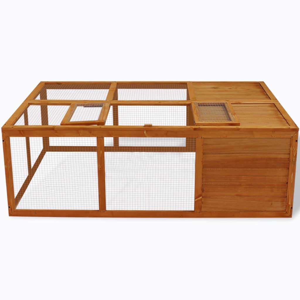 Outdoor Foldable Wooden Animal Cage,Rabbit Hutch Bunny Cage Small Animal House,Outdoor Rabbit Hutch,Bunny Cage